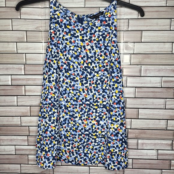 Zac & Rachel New Women's Size Small Blouse Sleeveless‎ Blue Comfy Work Top - Picture 1 of 10